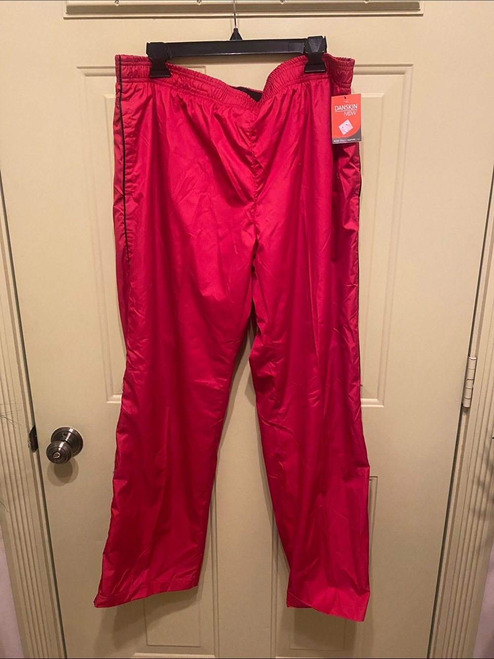 New Danskin Now Red Lightweight Athletic Track Pants. Size 20